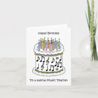 Happy Birthday to Music Teacher