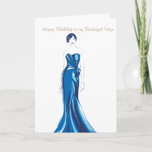"Happy Birthday to my Beautiful Wife" Card