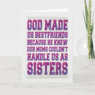 HAPPY BIRTHDAY TO MY BEST FRIEND CARD