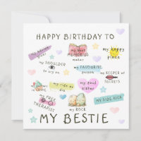 Happy Birthday To My Bestie