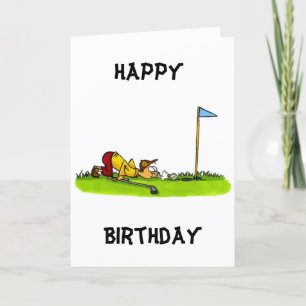 HAPPY BIRTHDAY TO MY **FAVORITE GOLFER** CARD