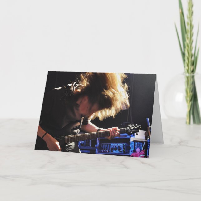 Happy Birthday to My Favourite Guitarist Card (Front)