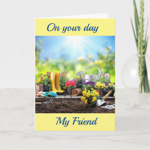 HAPPY BIRTHDAY TO MY **FRIEND** CARD