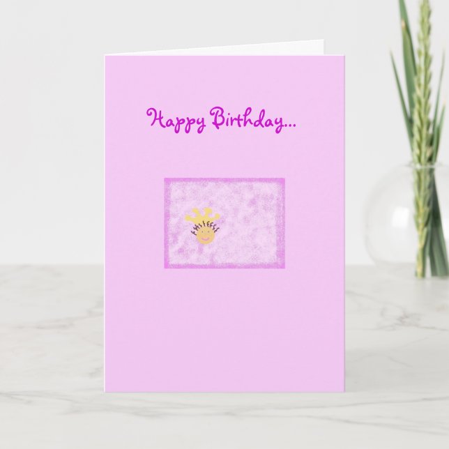 Happy Birthday to my little Princess Card (Front)