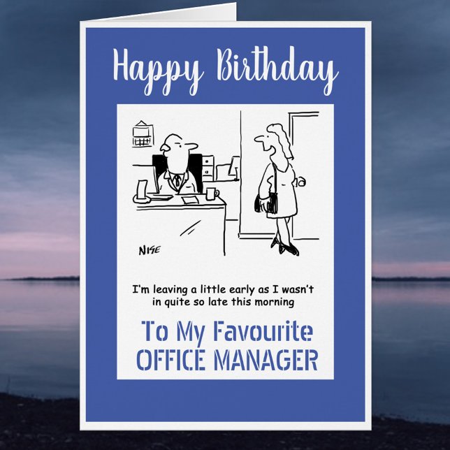 Happy Birthday to My Office Manager (Creator Uploaded)
