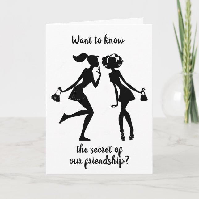 **HAPPY BIRTHDAY TO MY VERY BEST FRIEND** CARD (Front)