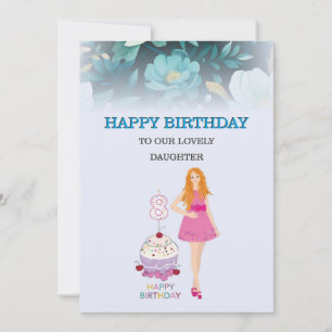 Happy Birthday to our Lovely Daughter Invitation