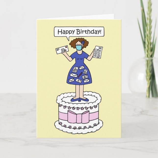 Happy Birthday to Pen Pal Card (Front)