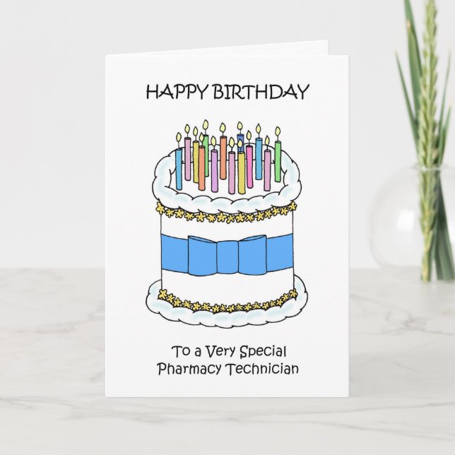 Happy Birthday to Pharmacy Technician Card (Front)