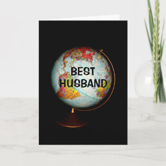 Happy Birthday To The Best Husband On Earth! Card