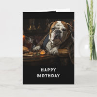 Happy Birthday to the Big Dog Fun Animal Humour