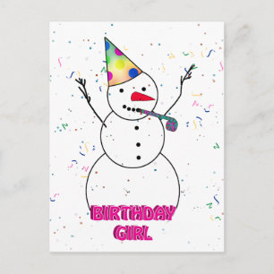 Happy Birthday to the Birthday Girl! Postcard