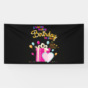 Happy Birthday To You 4x8 Vinyl Banner