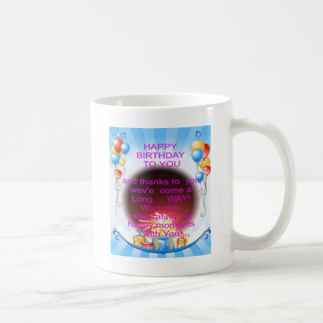 Happy Birthday to You Art Print Coffee Mug (Right)