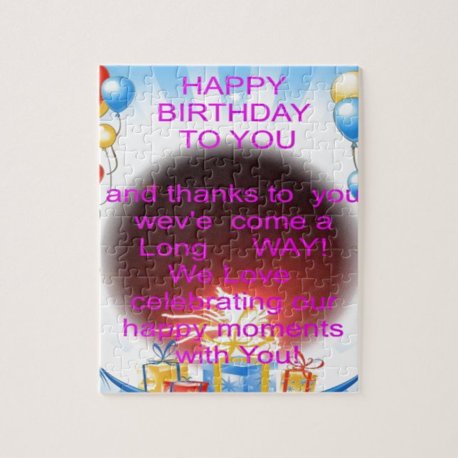 Happy Birthday to You Art Print Jigsaw Puzzle (Vertical)