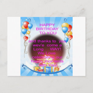 Happy Birthday to You Art Print Postcard