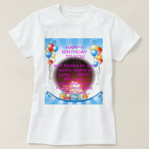 Happy Birthday to You Art Print T-Shirt