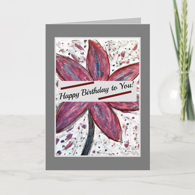 Happy Birthday to You! Card (Front)