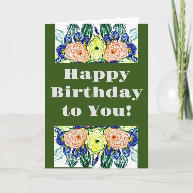 Happy Birthday to You! Card (Front)