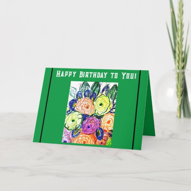 Happy Birthday to You  Card (Front)