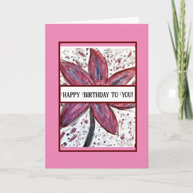 Happy Birthday to You! Card (Front)