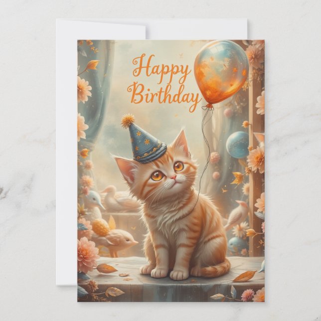 Happy birthday to you holiday card (Front)