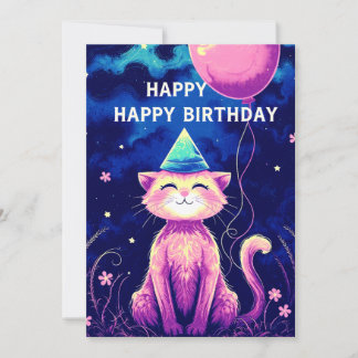 Happy birthday to you holiday card