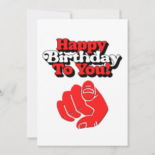 Happy Birthday To You Invitation