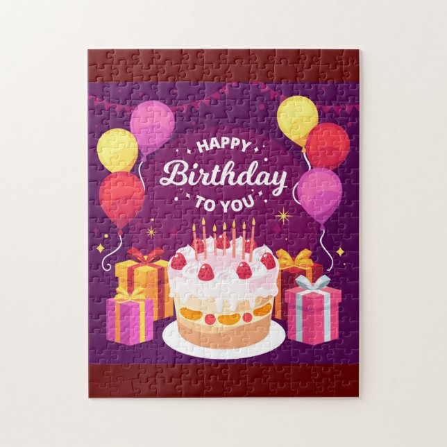 Happy Birthday To You Jigsaw Puzzle (Vertical)