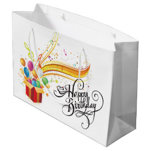 Happy Birthday To You Large Gift Bag
