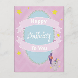 Happy Birthday To You Postal Card