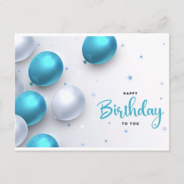 Happy Birthday To You Postcard (Front)