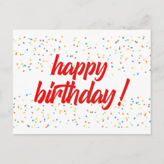 HAPPY BIRTHDAY TO YOU POSTCARD