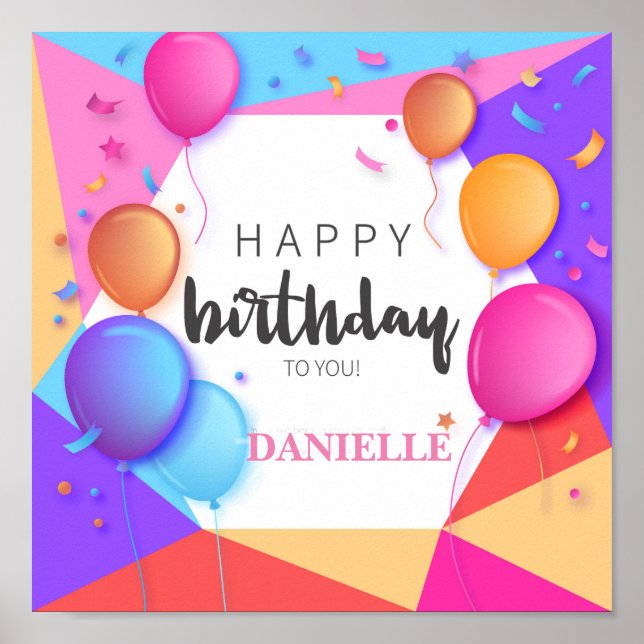 Happy Birthday To You Poster (Front)