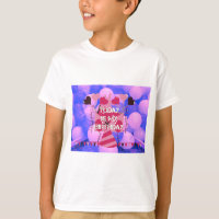 Happy Birthday Today is my Birthday Blue Balloons