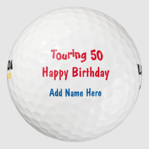 Happy Birthday Tour Golf Balls