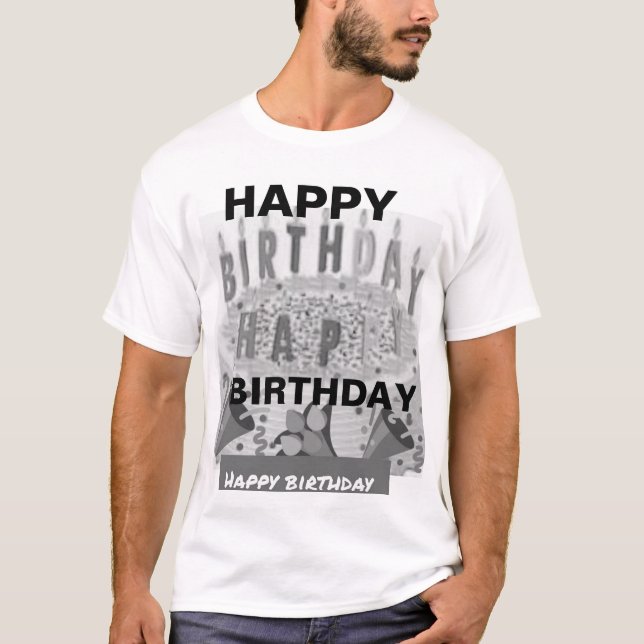 Happy Birthday tshirt design  (Front)