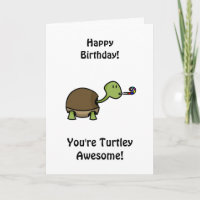 Happy Birthday - Turtle