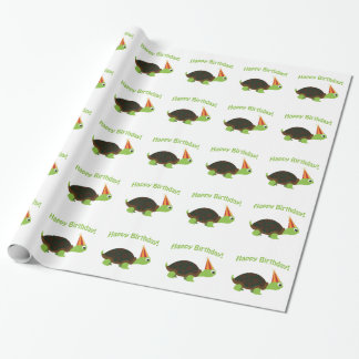 Happy Birthday! Turtle Wrapping Paper