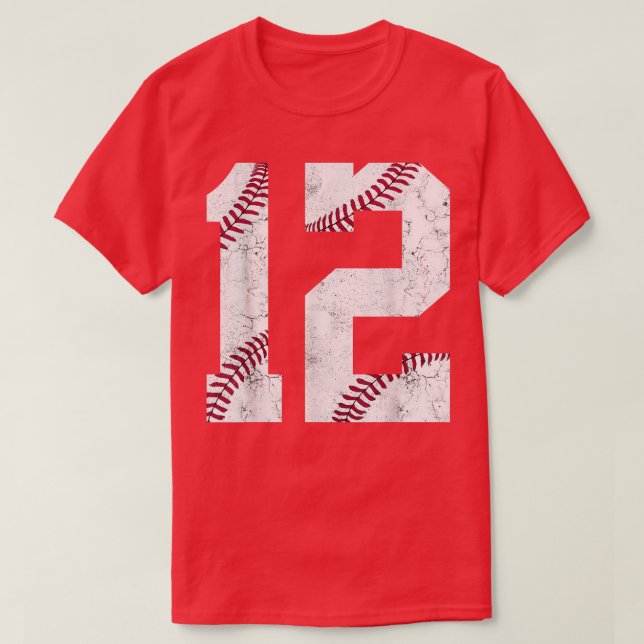 Happy Birthday Twelve Years Old 12th 12 2010 Baseb T-Shirt (Design Front)