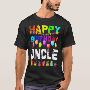 Happy Birthday Uncle Cool Birthday Funny Matching T-Shirt