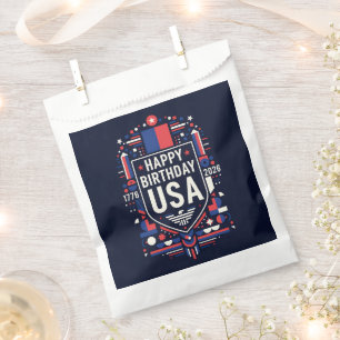 Happy Birthday USA 250 Favour Bag