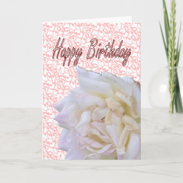 happy birthday vertical card (Front)