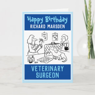 Happy Birthday Veterinary Surgeon Card