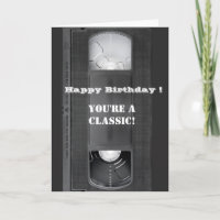 Happy Birthday VHS Cassette You're a Classic