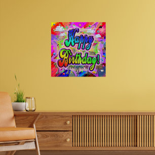 Happy Birthday Vista Poster