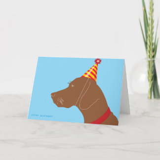 Happy Birthday Vizsla Boy! Card
