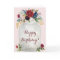 Happy Birthday Watercolor Floral Mason Jar
