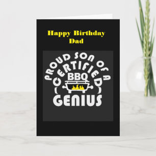 Happy birthday wish for dad card