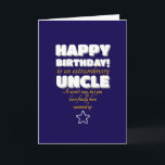 Happy birthday wish to a favourite uncle card<br><div class="desc">uncle greeting cards,  uncle,   birthday greetings,  funny uncle birthday cards</div>